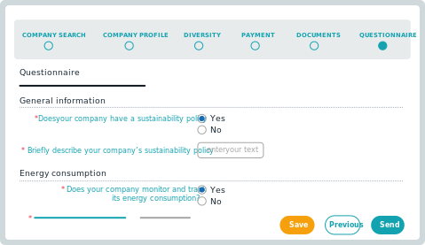 illustration supplier evaluation screen illustration supplier evaluation screen
